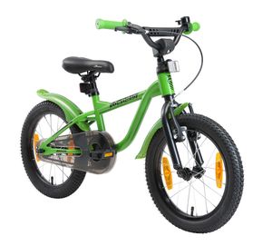 LÖWENRAD Kinder Fahrrad ab 4 Jahre, 16 Zoll Rad, Grün