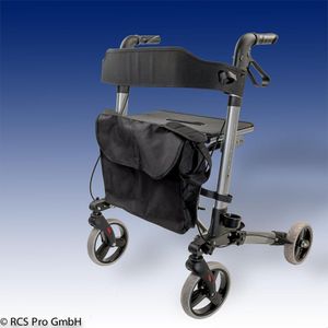 LR-XFaltbarer Leichtgewicht Rollator, Sitzhöhe 58cm