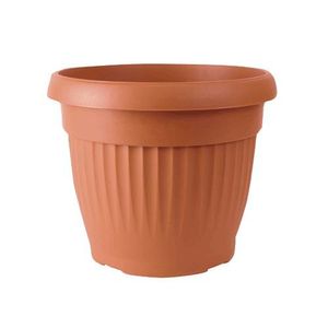 TERRA runder Terrakotta-Blumentopf 40cm, 10er-Set