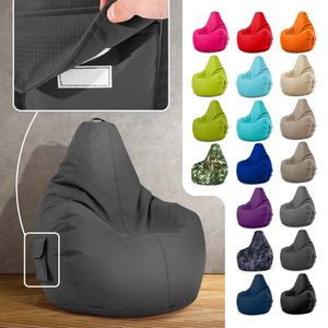 Cozy Sitzsack 80x70x90 cm - Anthrazit