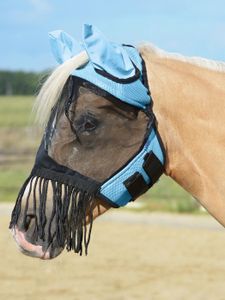 BUSSE Fliegenmaske Fly Cover Fransen Gap II Fliegenhaube Grau/Schwarz P BUSSE Fliegenmaske Fly Cover Fransen Gap II Fliegenhaube Grau/Schwarz P