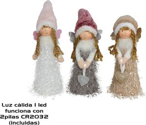 Weihnachtsengel verrückter Engel Schutzengel Guardian Angel Dekorationsfigur Weihnachtsfigur Schreibtischfigur Strubbelengel NORMAL KANN JEDER-35cm