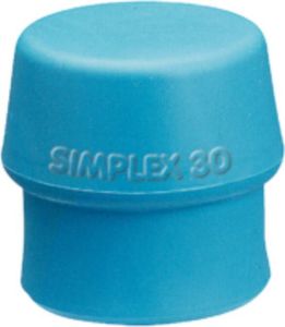 Hlava kladiva SIMPLEX s mäkkým povrchom Ø 60 mm TPE-soft modrá soft HALDER