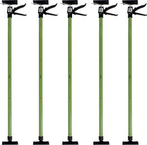 5 x Einhandstütze Montagestütze Deckenstütze Teleskopstütze bis 290cm