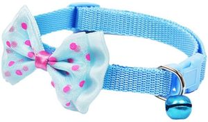 Fashion Halskette Pet Halsband verstellbar mit Glocke für kleine Hunde/Welpen Kätzchen,Seeblau