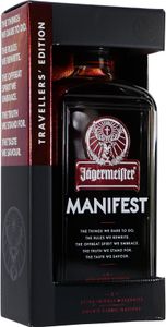 Jägermeister MANIFEST TRAVELLERS' EDITION Kräuterlikör 38% Vol. 1l in Geschenkbox