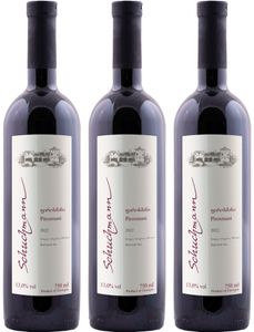 Schuchmann wines Pirosmani 2022, gruzínské červené polosuché víno, (3 x 0,75 l)