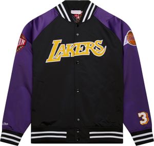 Mitchell & Ness NBA Lekka satynowa kurtka Los Angeles Lakers Magic Johnson L