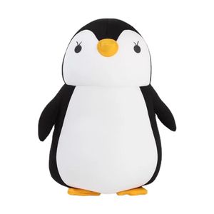 Erformbare U-förmige Nackenkissen Pinguine Dekokissen Nackenstütze Sitzkissen Kopfstütze Büro Nap Desktop Pad(black penguin,48*74)