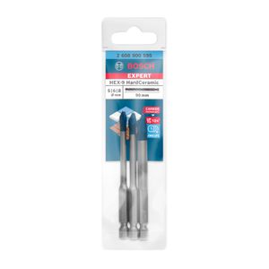 Bosch 2608900595 Bosch EXPERT HEX-9 HardCeramic Bohrer, 3tlg Set 5/6/8