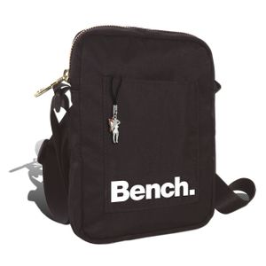 Bench sportliche Mini Bag Umhängetasche Schultertasche unisex schwarz Twill Nylon 14x19x5 D2OTI304S