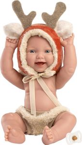 Llorens 63202 NEW BORN BOY – realistische Babypuppe mit Vollvinylkörper, 31 cm