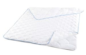 4-Jahreszeiten Bettdecke 135x200cm , waschbar bei 95°C - Allergiker geeignet - 2 Bettdecken mit Druckknöpfen, Schlafdecke Steppbett