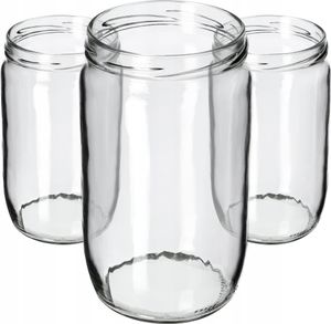 KADAX poháre na zaváranie "Niva", poháre na džem, poháre na zaváranie, bez viečka, 720 ml, 48 kusov