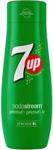 SodaStream ochutený nápojový koncentrát 7UP, sirup, 440 ml na prípravu až 9 litrov nápoja, neobsahuje alergény.