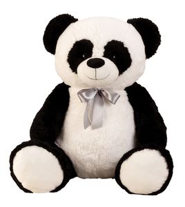 Riesen Pandabär Kuschelbär XXL 100 cm groß Plüschbär Kuscheltier Panda samtig weich - zum liebhaben