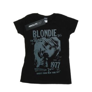 Blondie - "Tour 1977 Chest" T-Shirt für Damen BI19792 (XXL) (Schwarz)