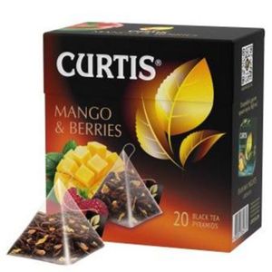 Curtis schwarzer Tee Mango & Berries 20 Pyramidenbeutel Pyramid Tea