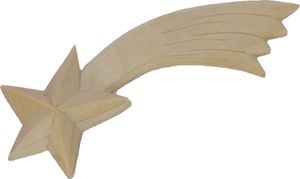 FADEDA Komet, Holz  / Höhe:12 cm / handbemalt / detailgetreue Krippen Figuren - Weihnachten Tisch Dekoration Krippe Zubehör
