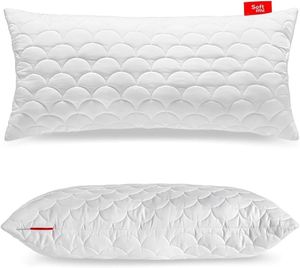 Softimi | Kissen 40x80 cm - Antiallergisch - Hochwertige Mikrofaser - Ergonomische Unterstützung