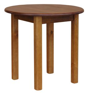 Jedálenský stôl Okrúhly kuchynský stôl dub 90 cm