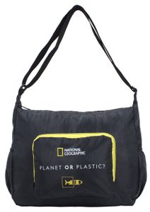 National Geographic Shopper Foldable aus recyceltem Polyester Schwarz One Size