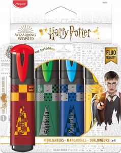 MAPED Zvýrazňovače Harry Potter 4ks