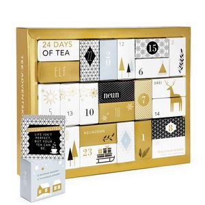 Erlebnis Tee-Adventskalender "Gold Edition" - 24 x loser Tee und weitere Überraschungen