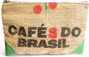 VAN DER ELV-Kulturbeutel, Kosmetiktasche, Upcycling Kaffeesack, Unikate, Fair Trade, 100% Handarbeit,