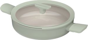 BergHOFF Antihaft Doppelgriffige Schmorbratenpfanne mit Deckel Balance Sage 26cm