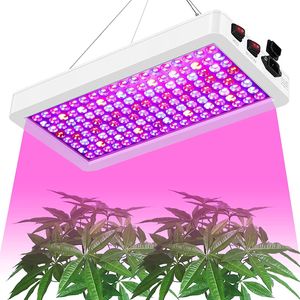 100W 287 LED Pflanzenlampe Vollspektrum Grow Lampe 3 Lichtmodi Zimmerpflanzen Wachstumslampe Pflanzenlicht