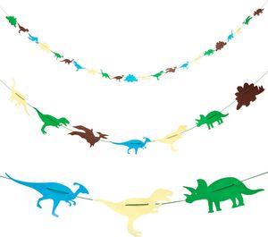 Oblique Unique Dino Girlande 4m Dinosaurier Kinderzimmer Deko Kinder Geburtstag Party