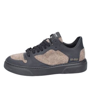 STOKTON Sneaker damski gumowy czarny EY957 - Rozmiar: 37