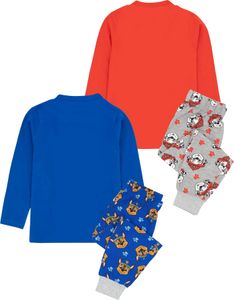 Paw Patrol - Schlafanzug mit langer Hose für Kinder (2er-Pack) NS7162 (110) (Blau/Rot/Grau) Paw Patrol - Schlafanzug mit langer Hose für Kinder (2er-Pack) NS7162 (110) (Blau/Rot/Grau)