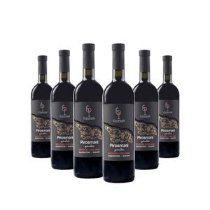 Balíček vín Pirosmani od Georgian Production polosuchá červená vína