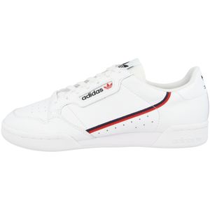adidas Originals Sneaker lässige Echtleder-Schuhe Continental 80 Weiß, Größe:44