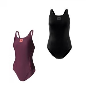 Badeanzug Damen Sport adidas ESS Infinitex Core Frauen einteiler BP5388, Farbe:Schwarz, Größe:44