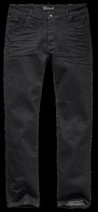 Brandit Hose Mason Denim Pants Unwashed in Black-W36-L32