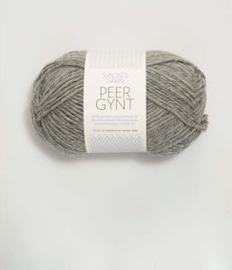 Sandnes Peer Gynt 50g Grau meliert 1042