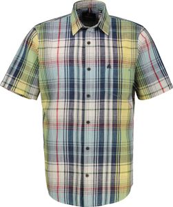 Lerros - Herren kurzarm Hemd, (2542010), Größe:3XL, Farbe:faded yellow (532)