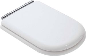 Ideal Standard WC-Sitz CALLA mit Deckel, Scharniere verchromt weiß