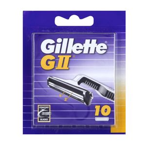 Gillette GII Rasierklingen und Systemklingen 10 Stück 1 Packung