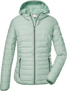 Killtec - Damen Funktionsjacke in Daunenoptik mit Kapuze, GS 28 WMN QLTD JCKT (41761), Größe:42, Farbe:hellmint (00785)