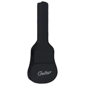 Cloris Gitarrenzubehör/Modernes Design/ Gitarrentasche für 4/4 Klassikgitarre Schwarz 102×36,5 cm Stoff Designer50797