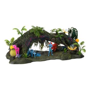 McFarlane Toys Avatar - Aufbruch nach Pandora Omatikaya Rainforest with Jake Sully Playset Deluxe MCF16408