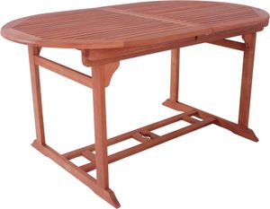 Tisch Gartentisch Esstisch Holztisch Garten Möbel Holz oval ausziehbar