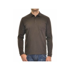 Ragman SOFTKNIT POLO LANGARM SCHIEFER XL