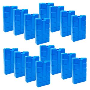 ToCi 16er Set Kühlakku mit je 400 ml |16 blaue Kühlelemente für die Kühltasche oder Kühlbox