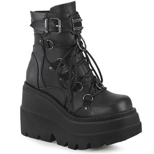 Demonia SHAKER-60 Ankle Boots Stiefeletten schwarz, Größe:EU-39 / US-9 / UK-6