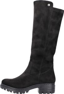 Rieker Schaftstiefel - Schwarz Synthetik Größe: 43 Normal